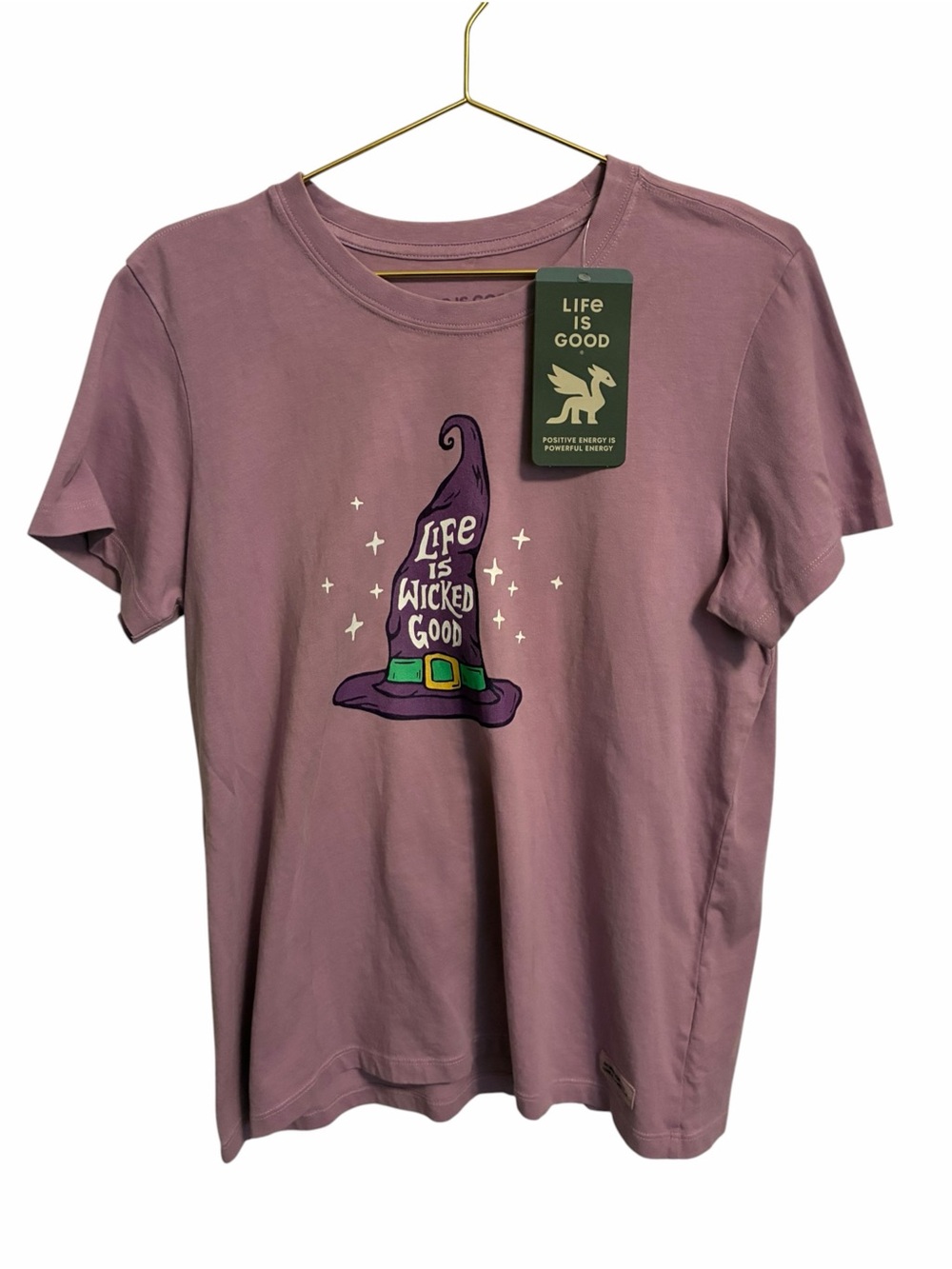 Life is Good Purple 'Life is Wicked Good' Graphic Tee Large
